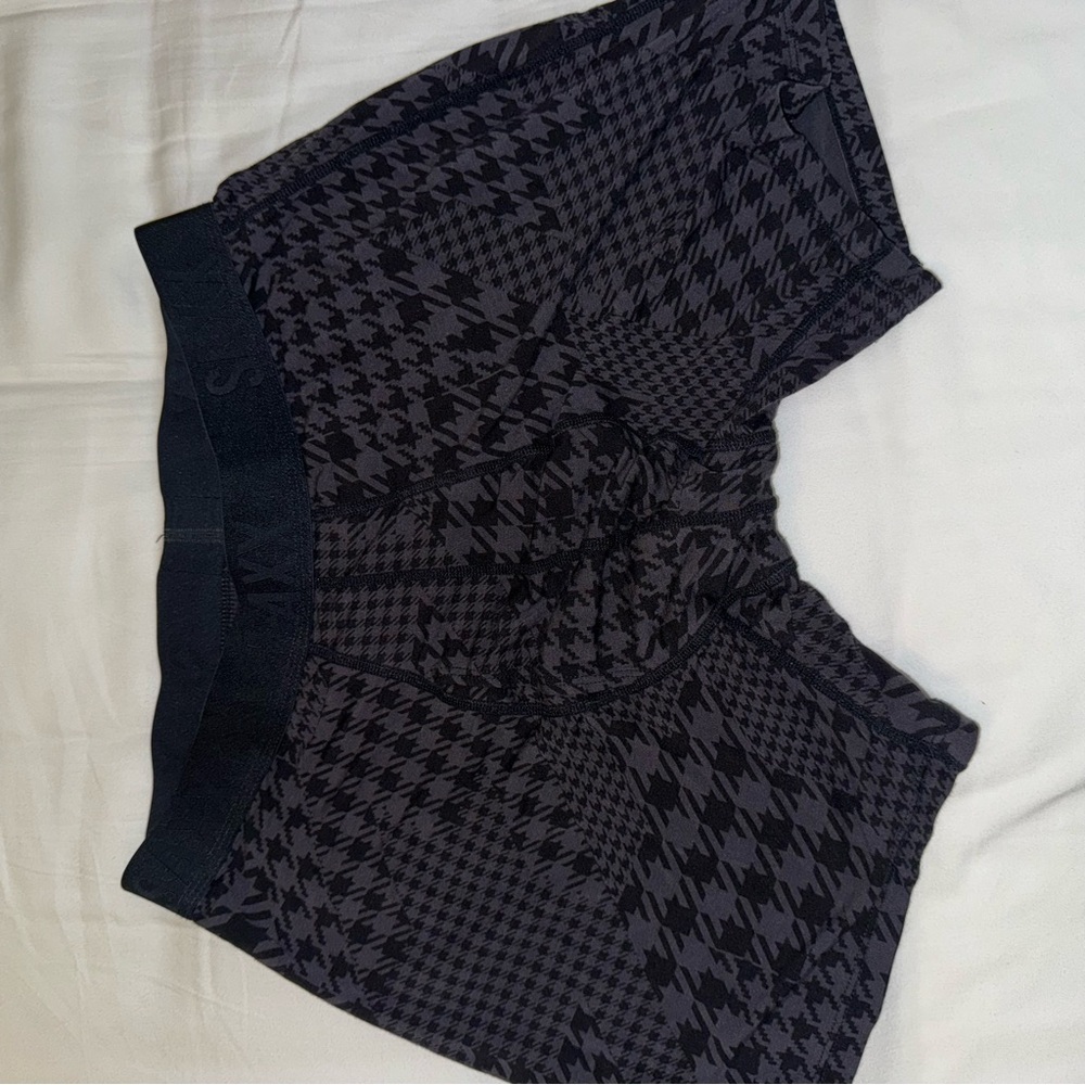 22nd Century Silk Boxer Brief Dogstooth Camo Black size medium - Picture 5 of 7